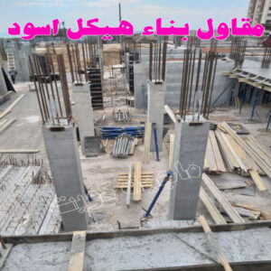 مقاول بناء هيكل اسود